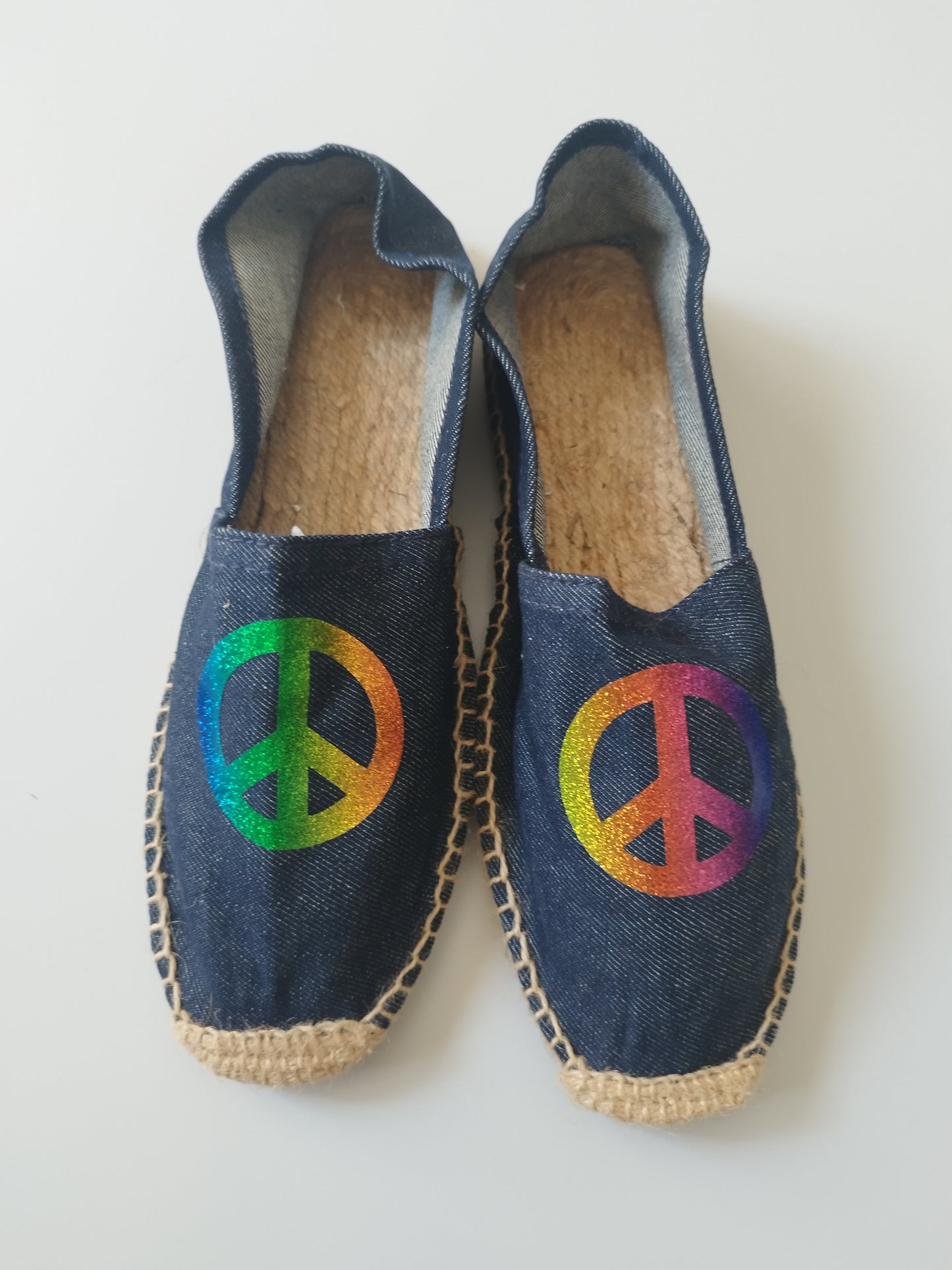 Espadrilles - Peace & Love - Édition Arc en ciel