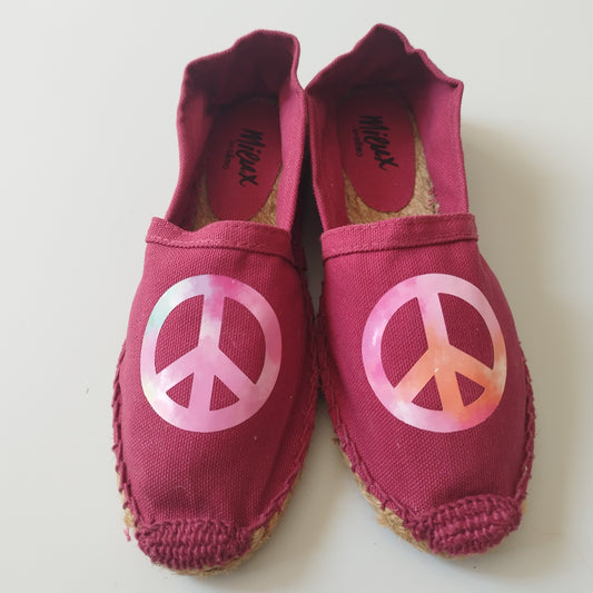 Espadrilles - Peace & Love - Édition Rose